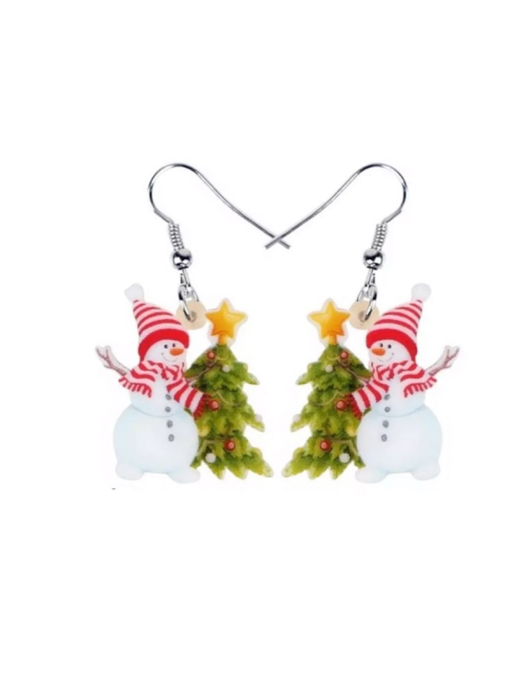 FREE SHIPPING | Double-Sided Acrylic Dangle Earrings NWT